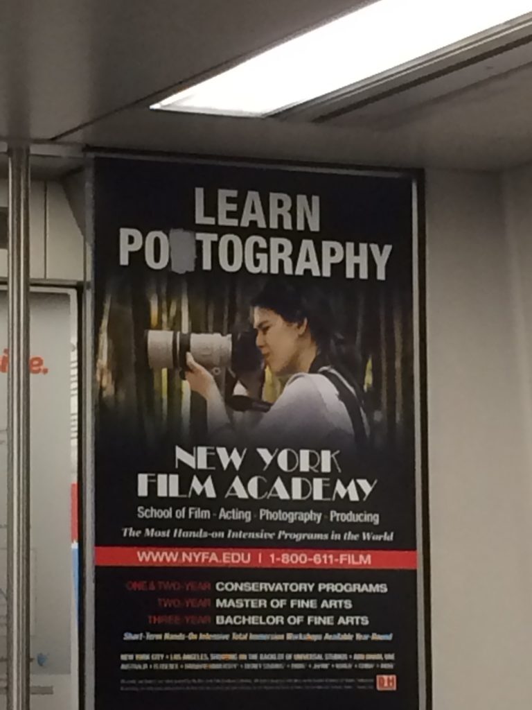 long island railroad advertisement that inspired potography
