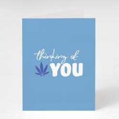 Thinking of You Cards, Cannabis Greeting Cards, recycled greeting cards, thinking of you potography cannabis art