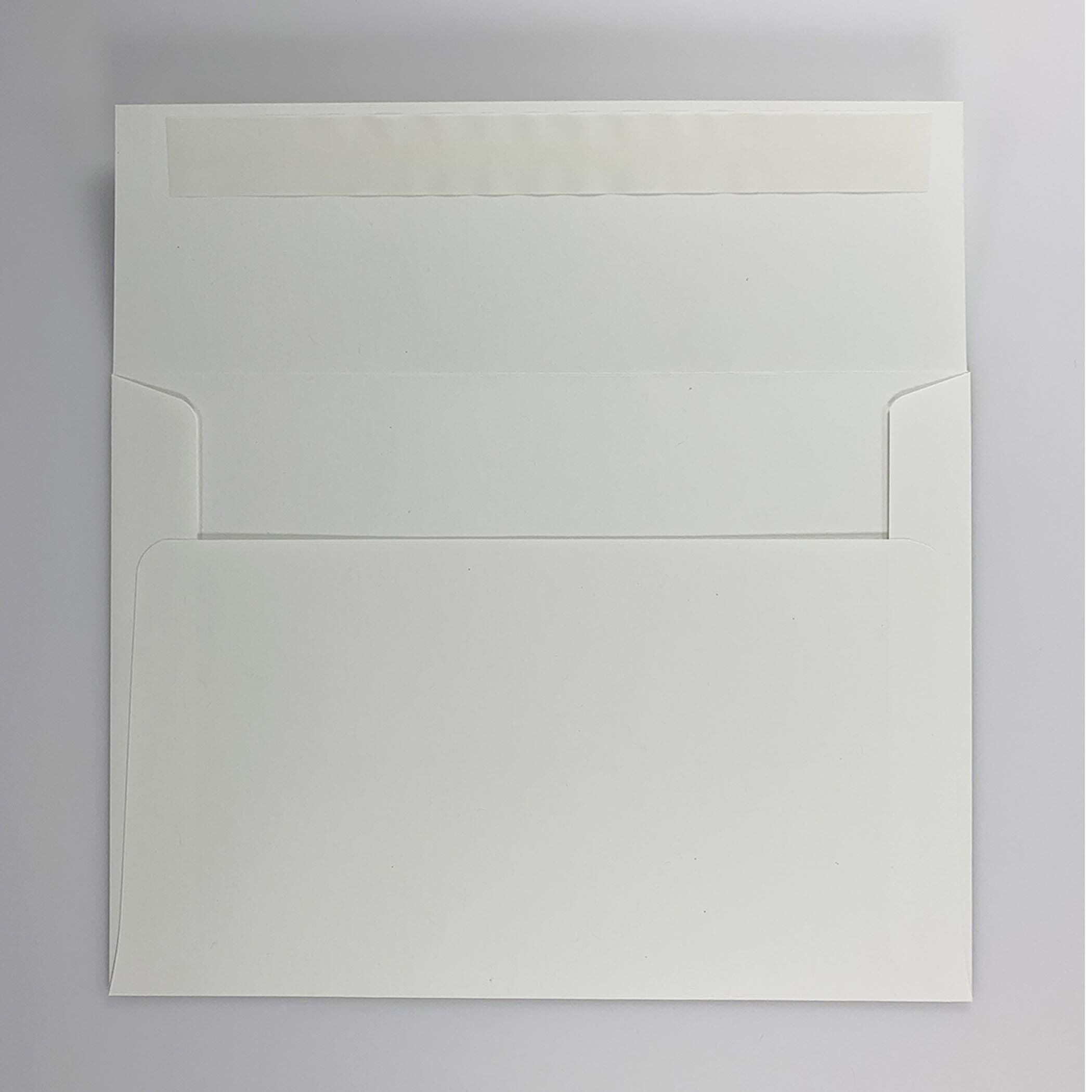 Recycled A7 Envelopes - White - Straight Flap - Peel & Press