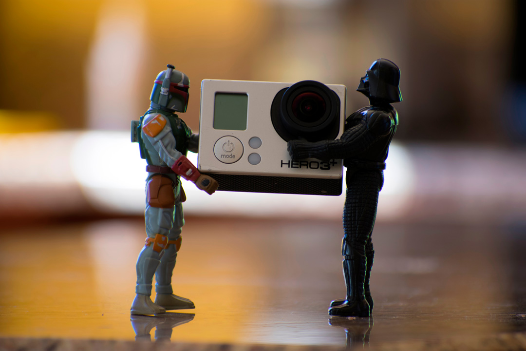 community events - potography community events - image of action figures holding camera